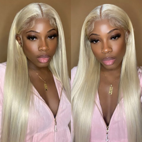 32 36in Long Blonde Wig For Women 13x4 Lace Front Wig Asteriahair