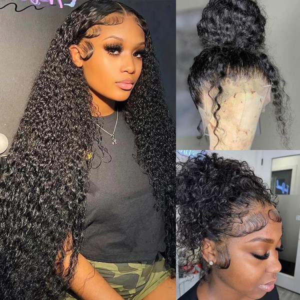Lace front wig ponytail clearance