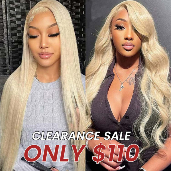 Blonde Closure Wig 613 Blonde Straight Closure Wigs For Women Asteriahair
