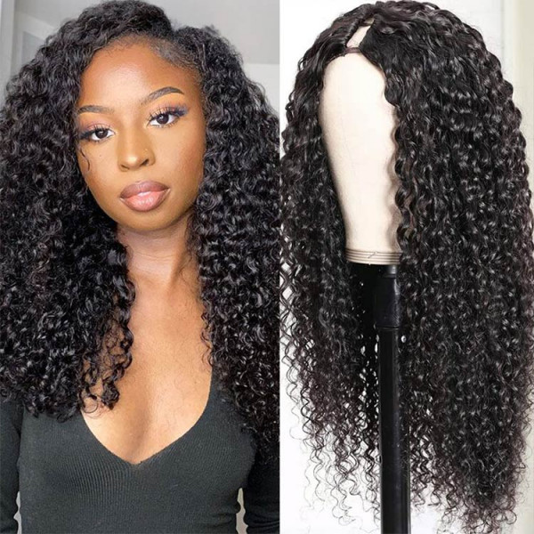 U part human hair curly wig new arrivals