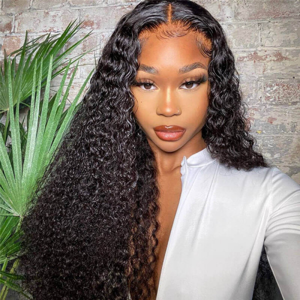 Natural Curly Hair Closure Wigs 6x6 Closure Human Hair Wigs Asteriahair
