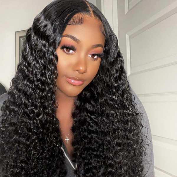 Deep Wave Wigs 6x6 Closure Wig Real Human Hair Lace Wigs Asteriahair