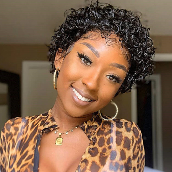 Short cut lace front wigs hot sale