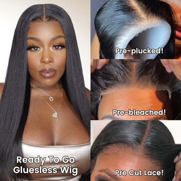Straight Lace Front Wigs for Women Natural Black Wig Asteriahair