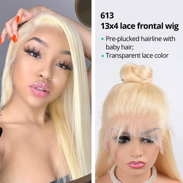 Lace front wigs color 613 online