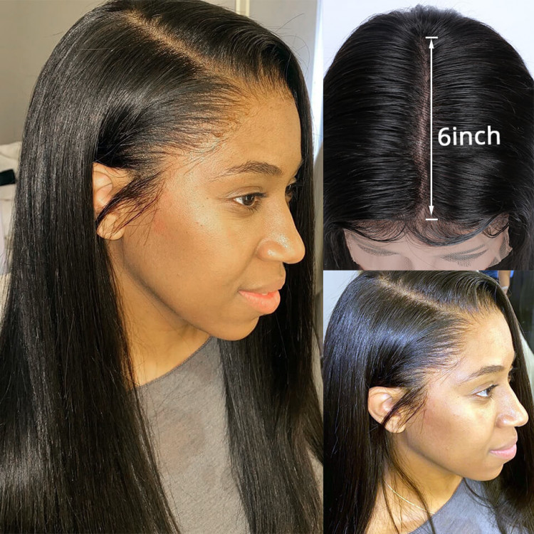 HD 6x6 Closure Wigs For Women Human Hair Invisible Wigs -Asteriahair