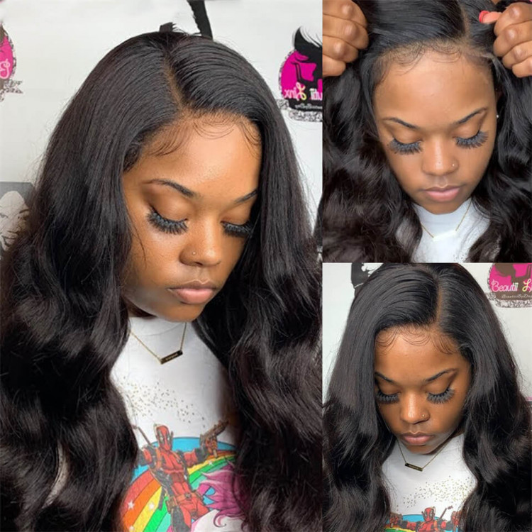 Closure Wigs 6x6 Closure Body Wave Wig Real Human Hair Wigs Asteriahair