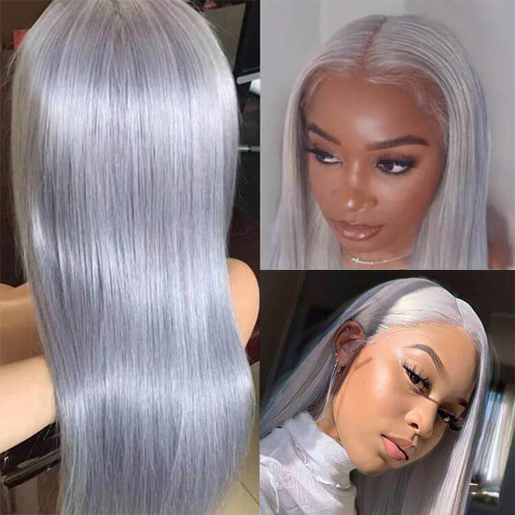 Ice grey wig online