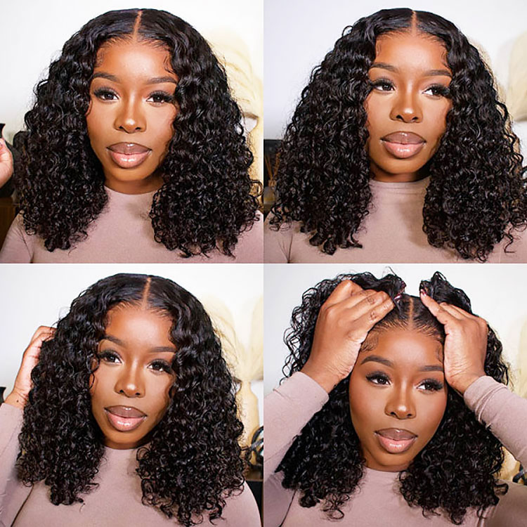 Bob Lace Front Wigs Deep wave Hair Short Bob Wigs -Asteriahair Bob Lace Front Wigs Deep wave Hair Short Bob Wigs -Asteriahair